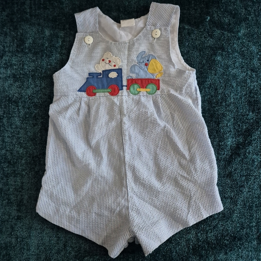 Vintage Baby Boy Romper